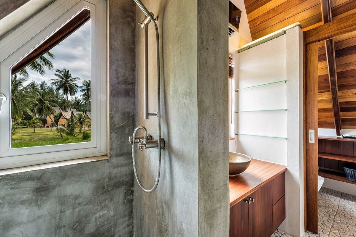 bathroom 1st floor view  | Koh Chang Beach Villa 32B;