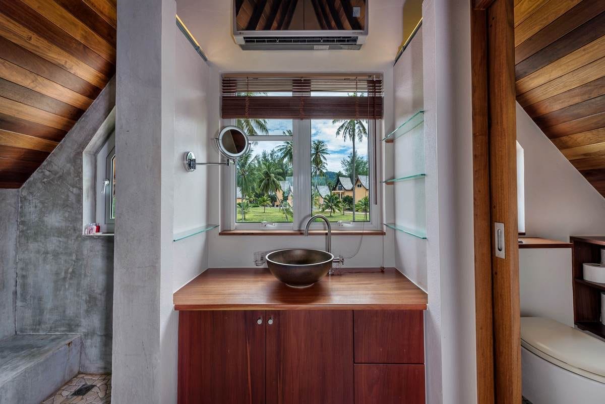 bathroom with view | Koh Chang Beach Villa 32B;