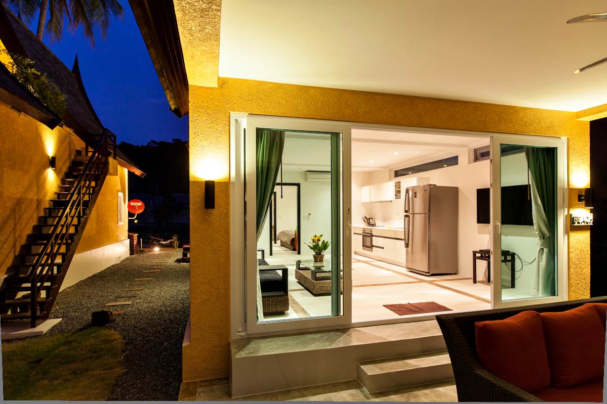 Entrance Beach Studio Kitchen | Koh Chang Luxury Villa 21C
