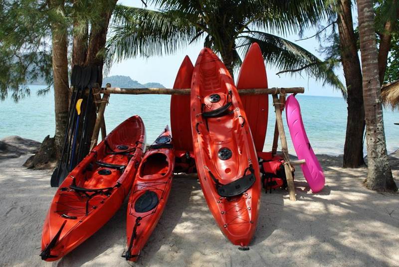 Water Sports Facilities | canoes for rent | Koh Chang Villa @ Siam Royal View