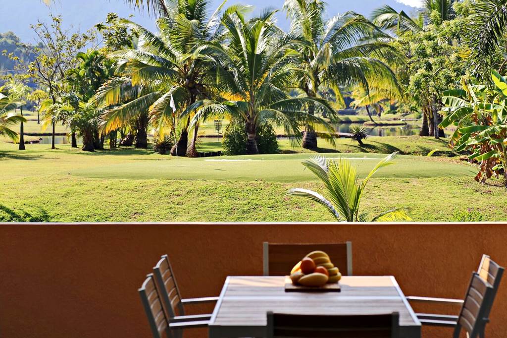 table with Golf Course view | Koh Chang Luxury Pool Villa 60d